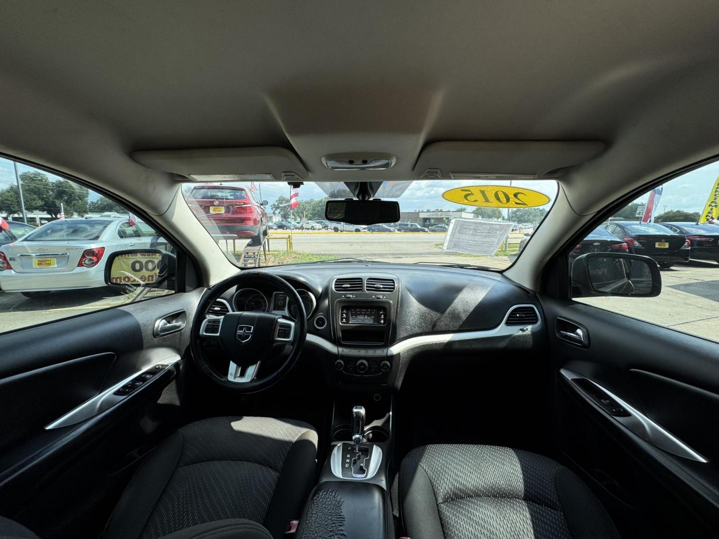 2015 Black /BLACK Dodge Journey (3C4PDCAB6FT) , Automatic transmission, located at 16710 Clay Rd., Houston, TX, 77084, (281) 859-7900, 29.834864, -95.656166 - Photo#8