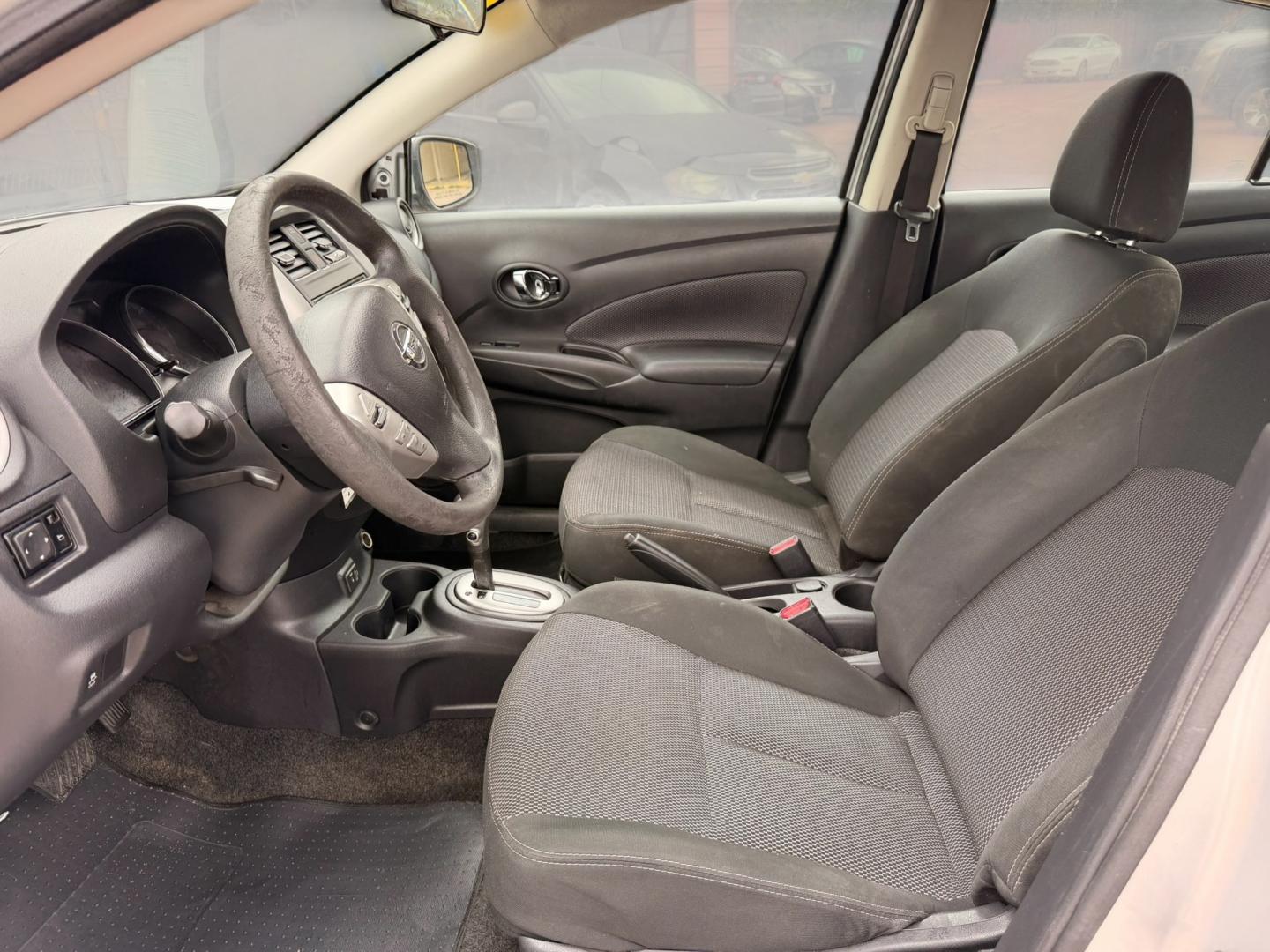 2018 Silver /Gray Nissan Versa (3N1CN7AP9JK) , Automatic transmission, located at 16710 Clay Rd., Houston, TX, 77084, (281) 859-7900, 29.834864, -95.656166- Photo#9