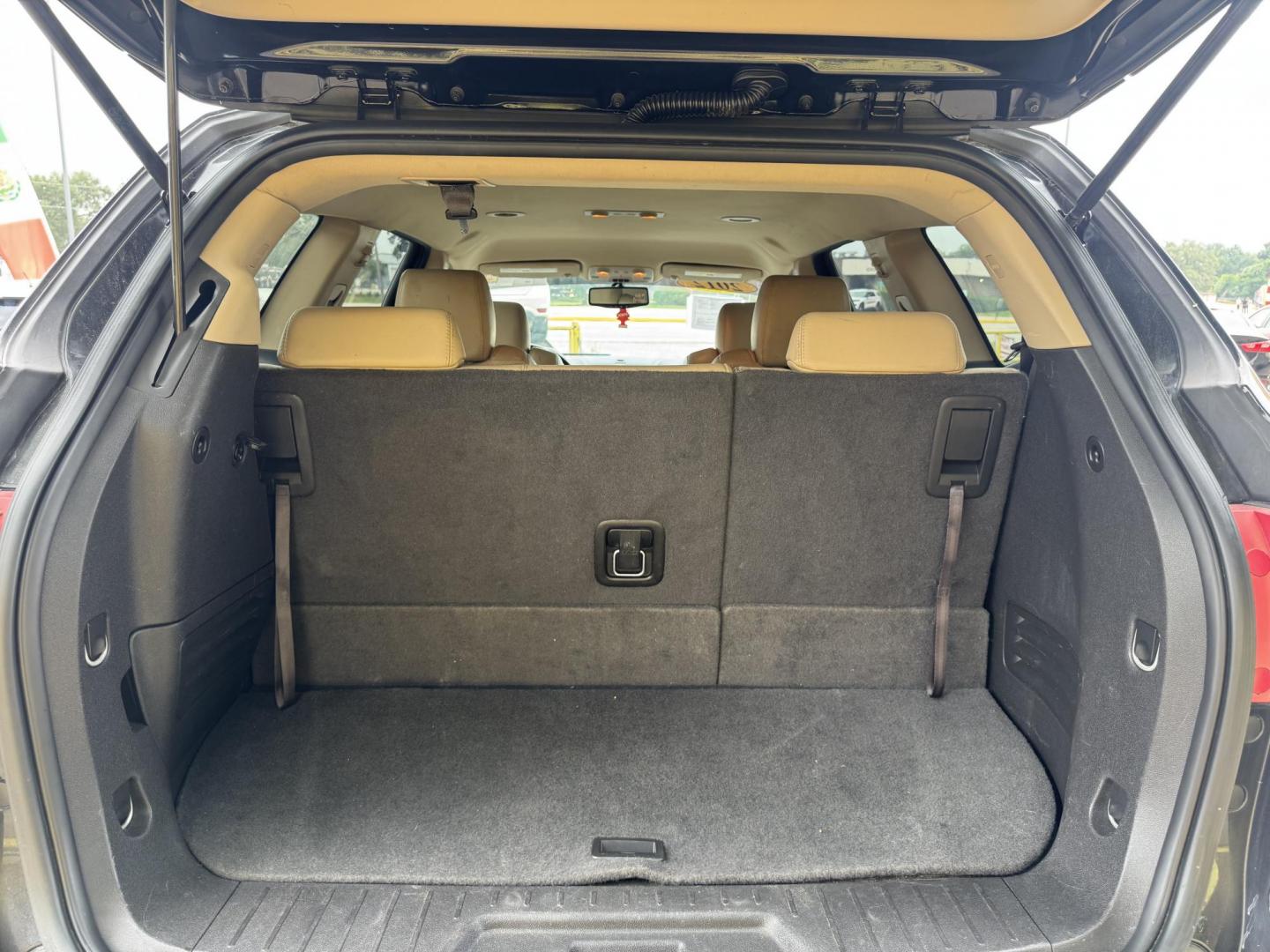 2012 Black /Beige Chevrolet Traverse (1GNKRLED3CJ) , located at 16710 Clay Rd., Houston, TX, 77084, (281) 859-7900, 29.834864, -95.656166 - Photo#16