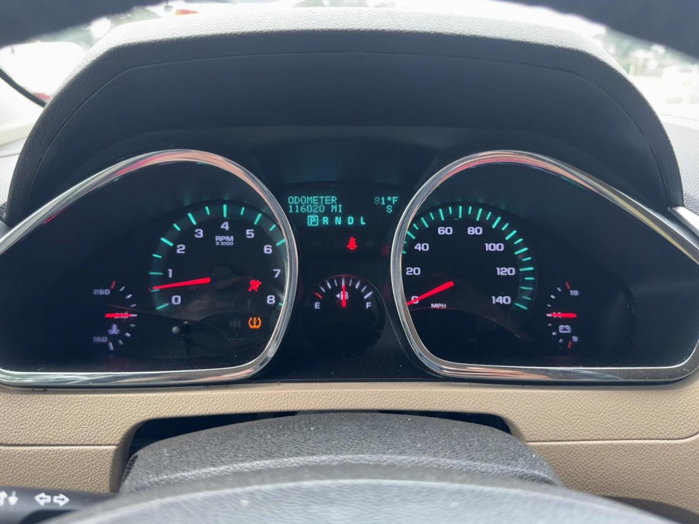 2012 Black /Beige Chevrolet Traverse (1GNKRLED3CJ) , located at 16710 Clay Rd., Houston, TX, 77084, (281) 859-7900, 29.834864, -95.656166 - Photo#21