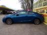 2014 Blue /Gray Honda Civic LX Coupe CVT (2HGFG3B50EH) with an 2.3L L4 SOHC 16V engine, Continuously Variable Transmission transmission, located at 16710 Clay Rd., Houston, TX, 77084, (281) 859-7900, 29.834864, -95.656166 - Photo#1