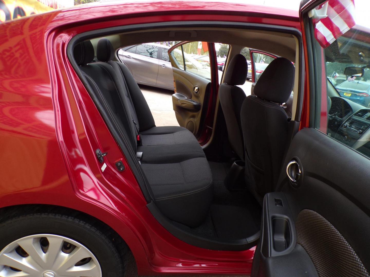 2018 Red /Gray Nissan Versa 1.6 SL Sedan (3N1CN7AP5JL) with an 1.6L L4 DOHC 16V engine, Automatic transmission, located at 16710 Clay Rd., Houston, TX, 77084, (281) 859-7900, 29.834864, -95.656166 - Photo#13