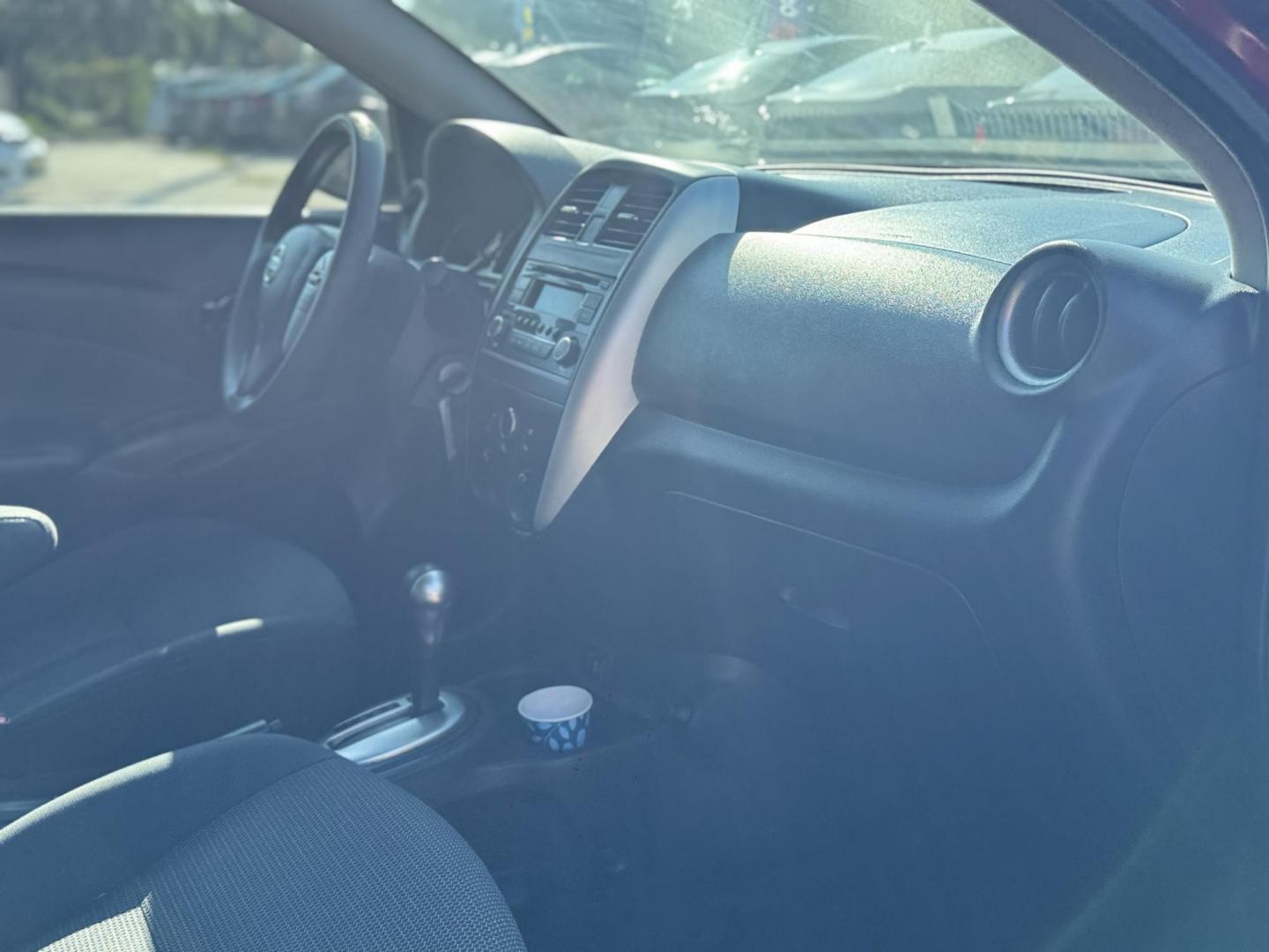 2018 Red /Gray Nissan Versa 1.6 SL Sedan (3N1CN7AP5JL) with an 1.6L L4 DOHC 16V engine, Automatic transmission, located at 16710 Clay Rd., Houston, TX, 77084, (281) 859-7900, 29.834864, -95.656166 - Photo#9