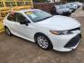2019 White /Gray Toyota Camry LE (4T1B11HK2KU) with an 2.5L L4 DOHC 16V engine, Automatic 8-Speed transmission, located at 16710 Clay Rd., Houston, TX, 77084, (281) 859-7900, 29.834864, -95.656166 - Photo#2