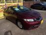 2015 Red /Gray Honda Civic LX Sedan CVT (19XFB2F54FE) with an 1.8L L4 SOHC 16V engine, Continuously Variable Transmission transmission, located at 16710 Clay Rd., Houston, TX, 77084, (281) 859-7900, 29.834864, -95.656166 - Photo#1