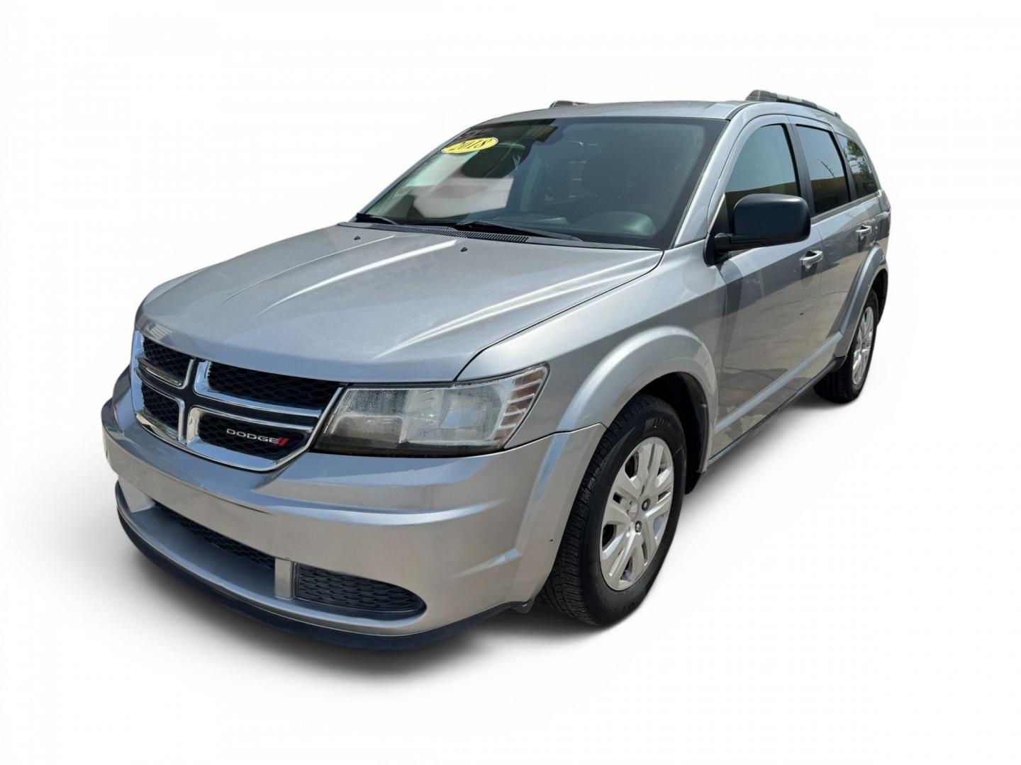 2018 Silver /Gray Dodge Journey SE (3C4PDCAB4JT) with an 2.4L L4 DOHC 16V engine, Automatic transmission, located at 16710 Clay Rd., Houston, TX, 77084, (281) 859-7900, 29.834864, -95.656166- Photo#4