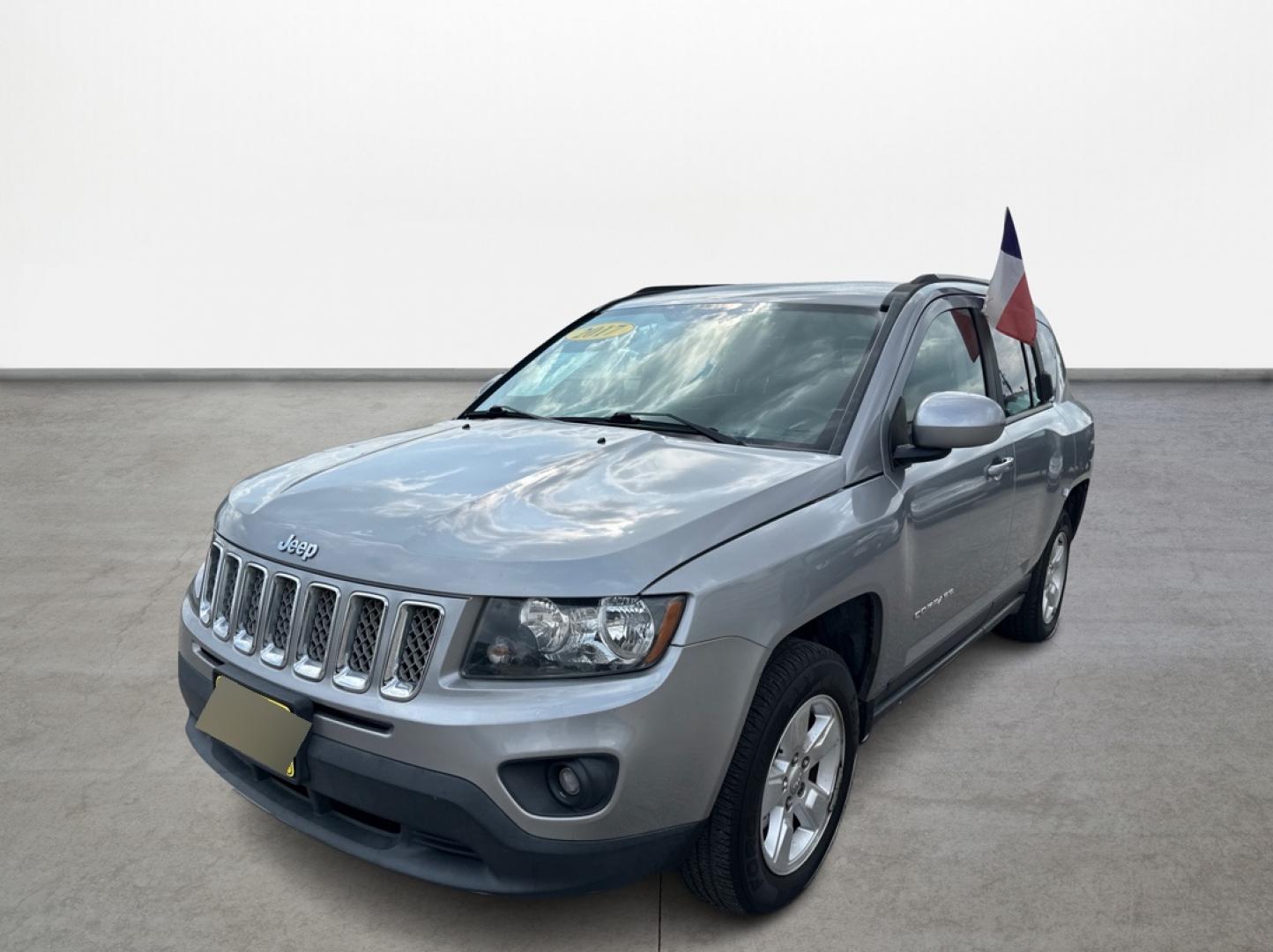 2017 Gray /Gray Jeep Compass Latitude FWD (1C4NJCEA8HD) with an 2.0L L4 DOHC 16V engine, Automatic transmission, located at 16710 Clay Rd., Houston, TX, 77084, (281) 859-7900, 29.834864, -95.656166 - Photo#0