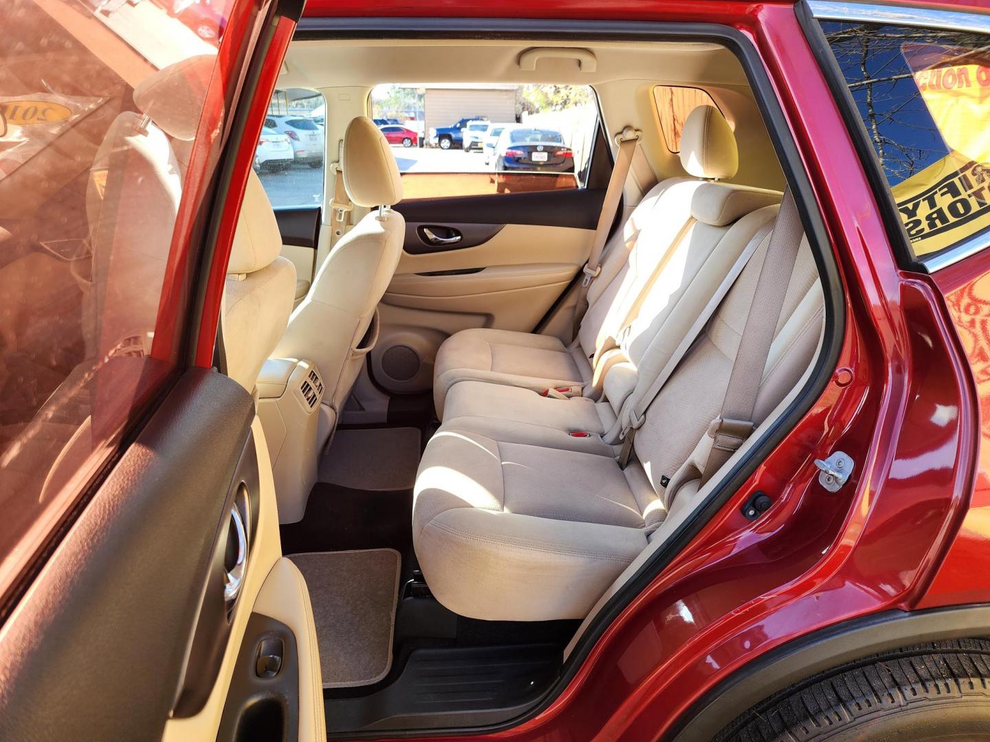 2016 Red /Beige Nissan Rogue S 2WD (JN8AT2MT5GW) with an 2.5L L4 DOHC 16V engine, Automatic transmission, located at 16710 Clay Rd., Houston, TX, 77084, (281) 859-7900, 29.834864, -95.656166 - Photo#11