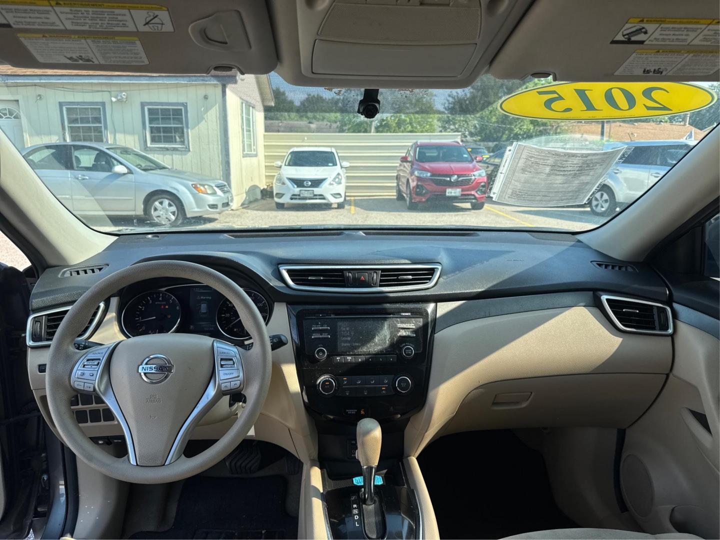 2016 Red /Beige Nissan Rogue S 2WD (JN8AT2MT5GW) with an 2.5L L4 DOHC 16V engine, Automatic transmission, located at 16710 Clay Rd., Houston, TX, 77084, (281) 859-7900, 29.834864, -95.656166 - Photo#10