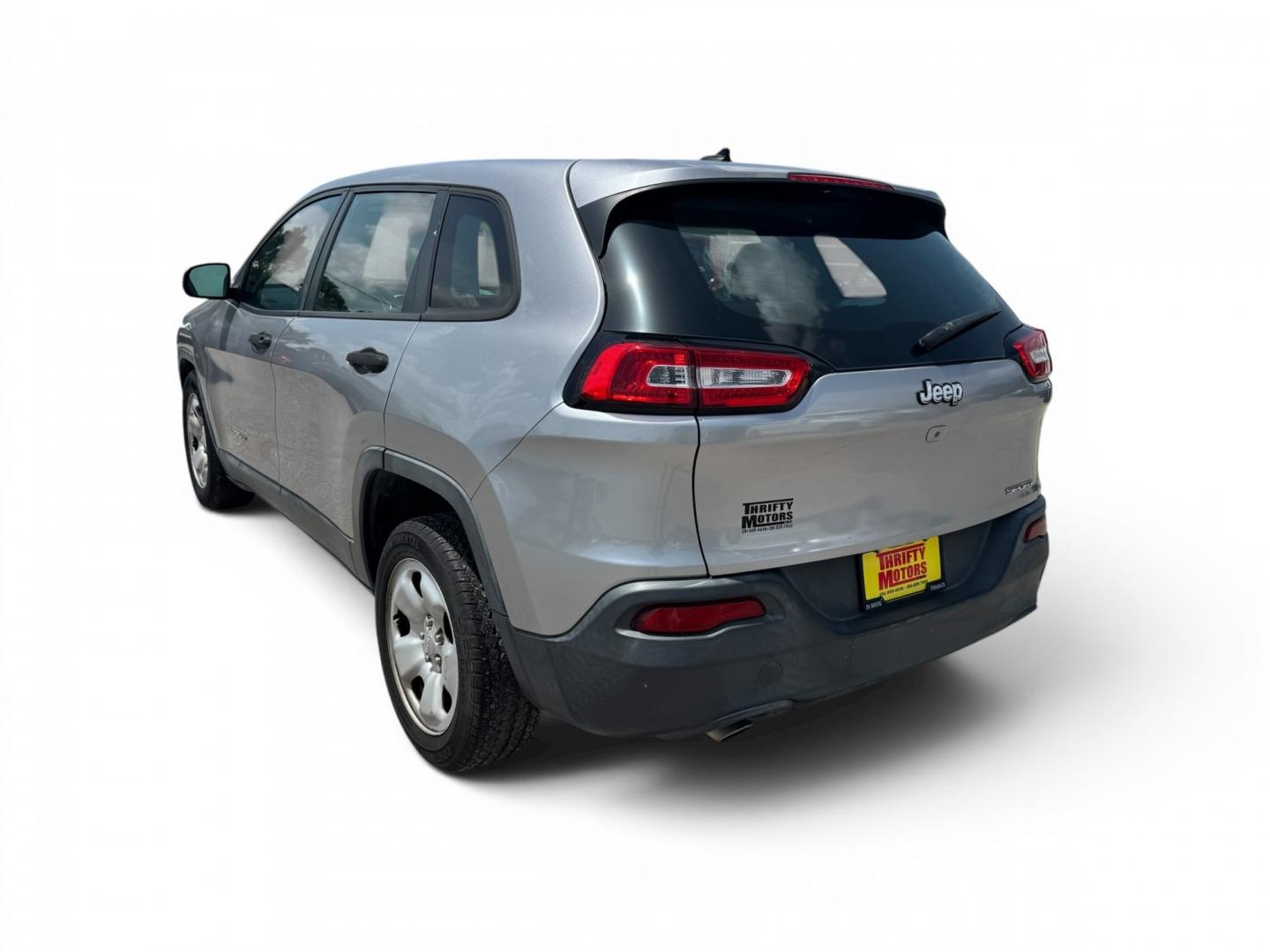 2016 Silver /Gray Jeep Cherokee Sport FWD (1C4PJLAB5GW) with an 2.4L L4 DOHC 16V engine, Automatic transmission, located at 16710 Clay Rd., Houston, TX, 77084, (281) 859-7900, 29.834864, -95.656166- Photo#4