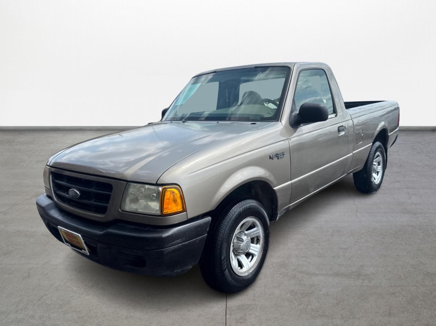 2003 Gold /Beige Ford Ranger XL Short Bed 2WD - 311A (1FTYR10D63P) with an 2.3L L4 SOHC 8V engine, Automatic 6-Speed transmission, located at 16710 Clay Rd., Houston, TX, 77084, (281) 859-7900, 29.834864, -95.656166 - Photo#2