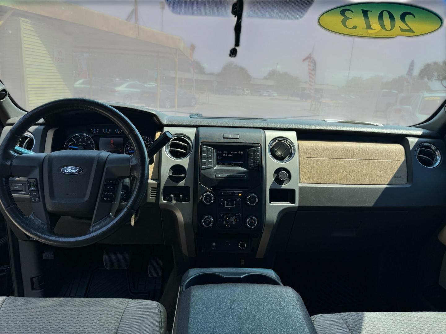 2013 Green /Gray Ford F-150 Platinum SuperCrew 6.5-ft. Bed 2WD (1FTFW1CT4DK) with an 3.5L V6 TURBO engine, 6-Speed Automatic transmission, located at 16710 Clay Rd., Houston, TX, 77084, (281) 859-7900, 29.834864, -95.656166- Photo#9