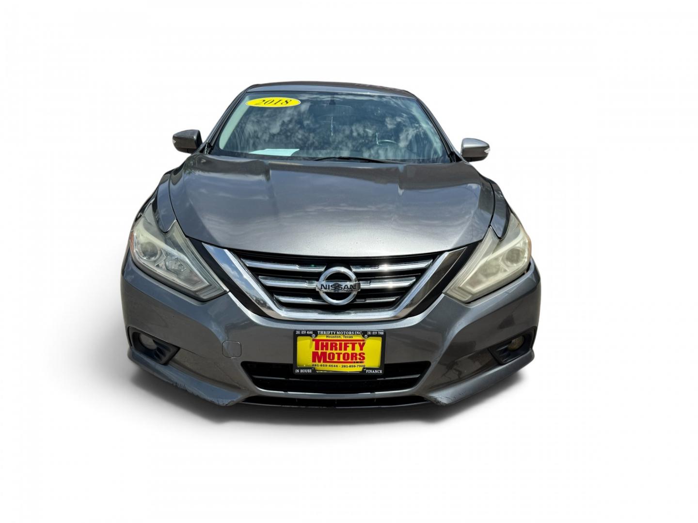 2018 Black /Gray Nissan Altima 2.5 (1N4AL3AP1JC) with an 2.5L L4 DOHC 16V engine, Automatic transmission, located at 16710 Clay Rd., Houston, TX, 77084, (281) 859-7900, 29.834864, -95.656166- Photo#1