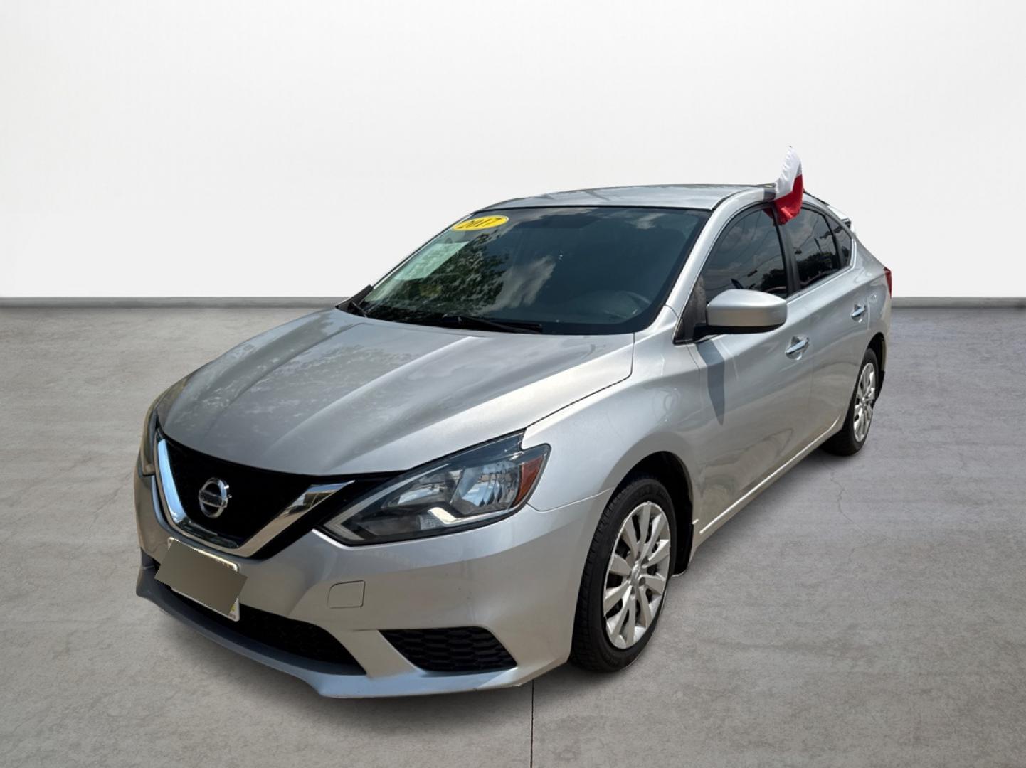 2017 Silver /Gray Nissan Sentra S 6MT (3N1AB7AP3HY) with an 1.8L L4 SFI DOHC 16V engine, Automatic transmission, located at 16710 Clay Rd., Houston, TX, 77084, (281) 859-7900, 29.834864, -95.656166 - Photo#0