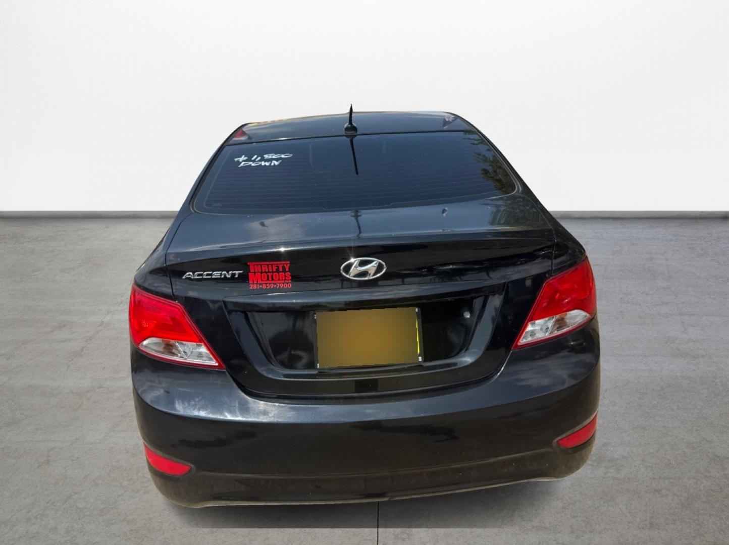 2016 Black /Gray Hyundai Accent SE 4-Door 6A (KMHCT4AE9GU) with an 1.6L L4 DOHC 16V engine, 6A transmission, located at 16710 Clay Rd., Houston, TX, 77084, (281) 859-7900, 29.834864, -95.656166 - Photo#5
