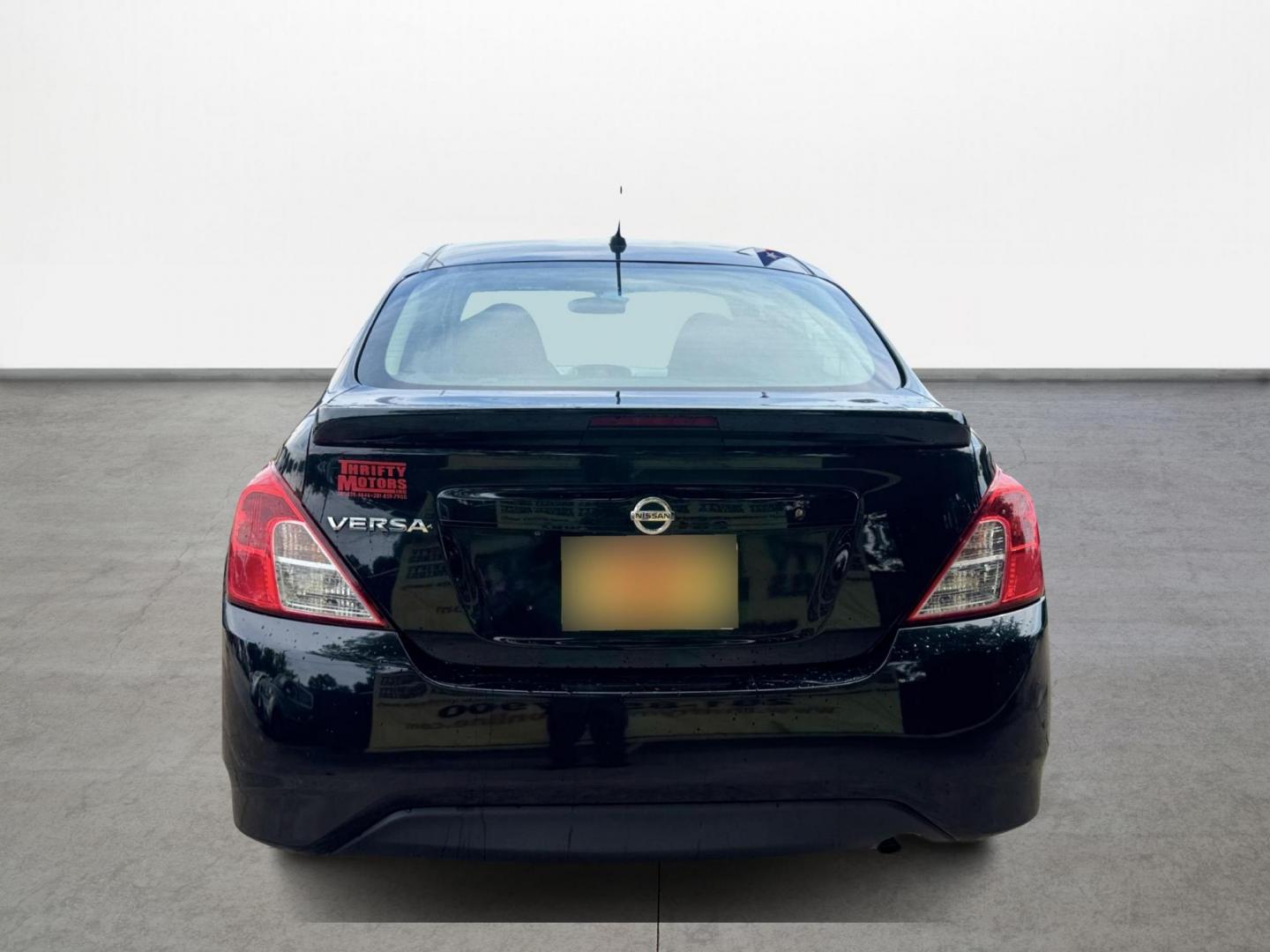 2019 Black /Black Nissan Versa 1.6 SV Sedan (3N1CN7AP5KL) with an 1.6L L4 DOHC 16V engine, CVT transmission, located at 16710 Clay Rd., Houston, TX, 77084, (281) 859-7900, 29.834864, -95.656166 - Photo#1