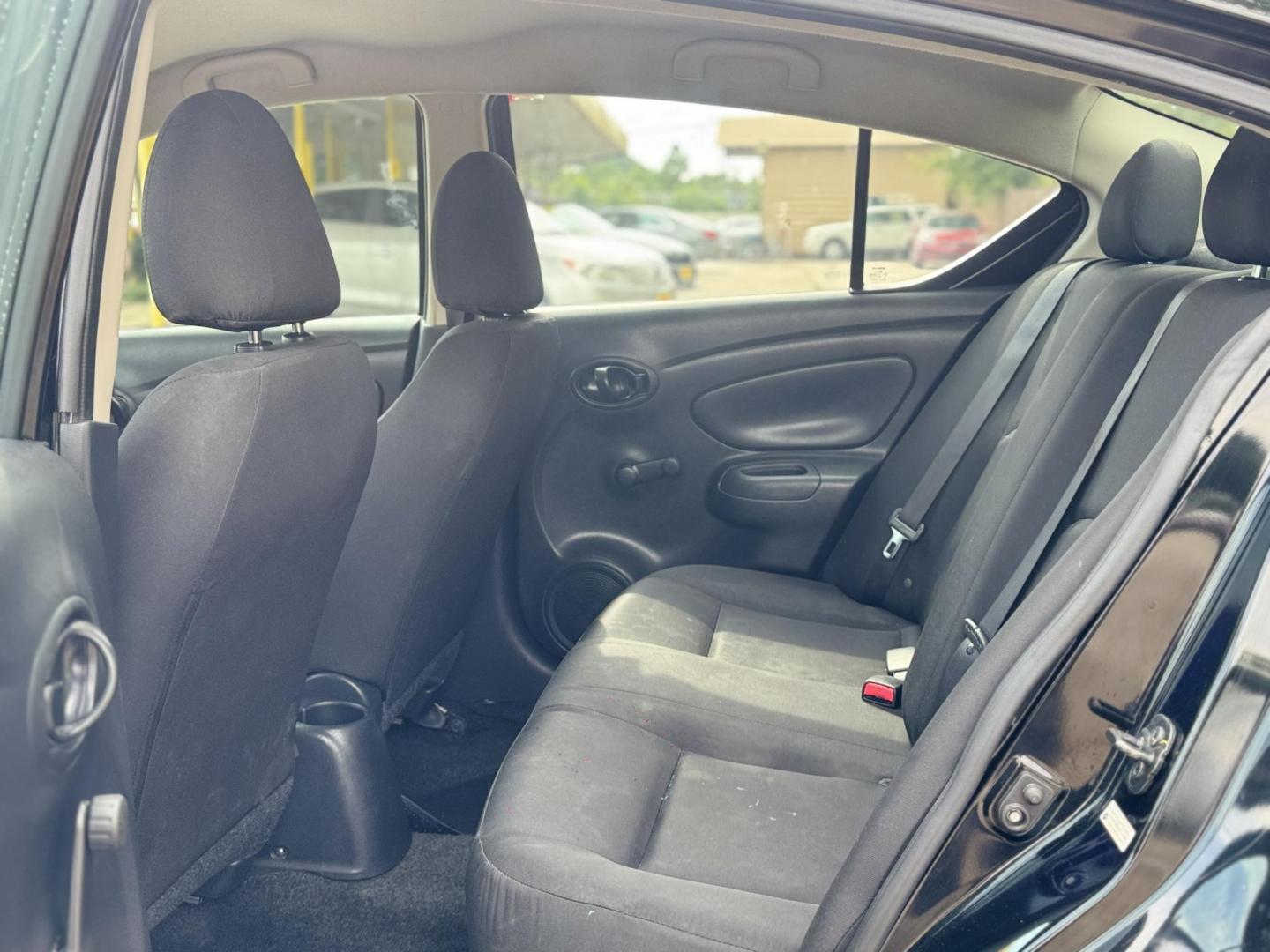 2019 Black /Black Nissan Versa 1.6 SV Sedan (3N1CN7AP5KL) with an 1.6L L4 DOHC 16V engine, CVT transmission, located at 16710 Clay Rd., Houston, TX, 77084, (281) 859-7900, 29.834864, -95.656166 - Photo#10