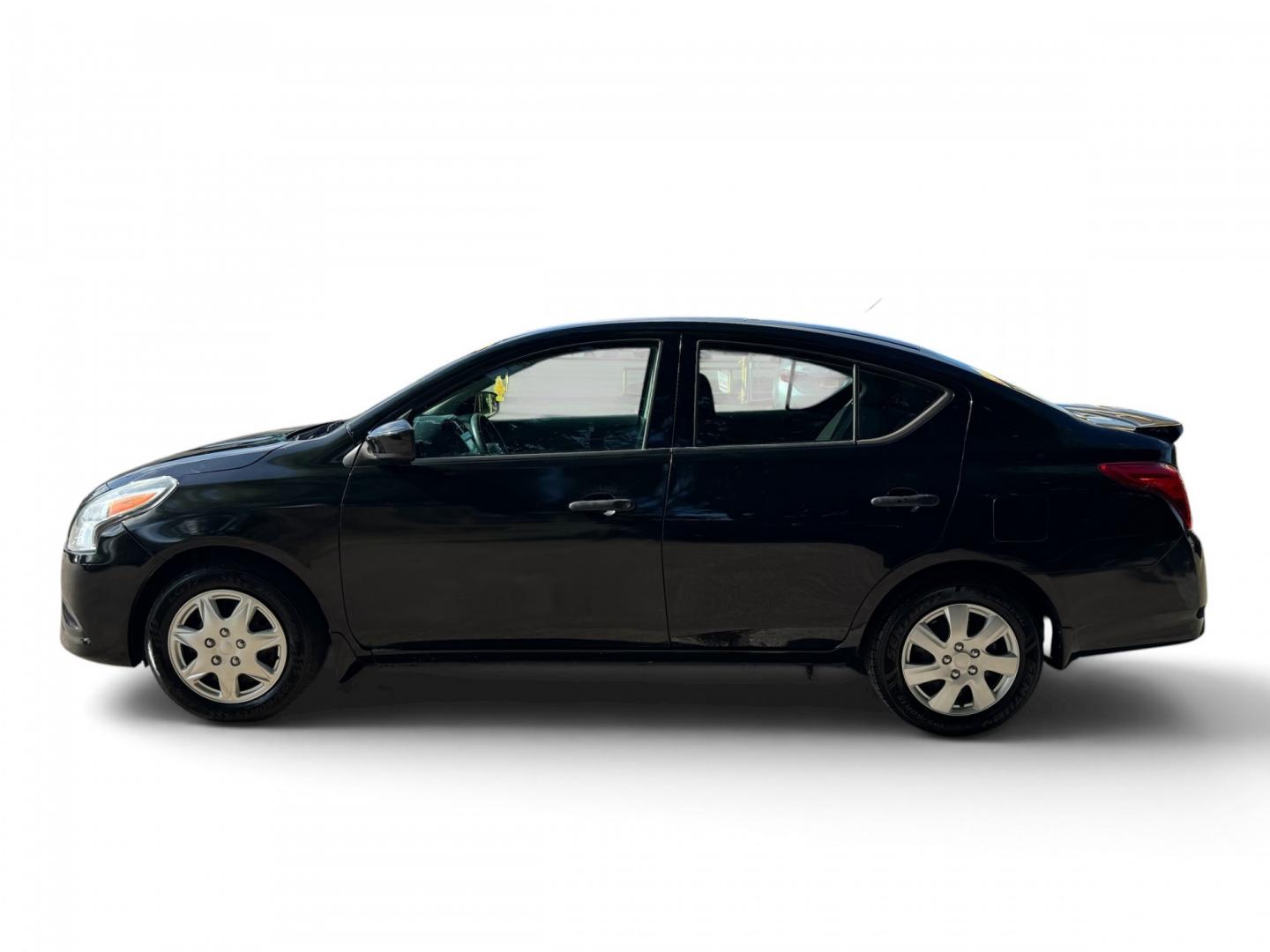 2019 Black /Black Nissan Versa 1.6 SV Sedan (3N1CN7AP5KL) with an 1.6L L4 DOHC 16V engine, CVT transmission, located at 16710 Clay Rd., Houston, TX, 77084, (281) 859-7900, 29.834864, -95.656166- Photo#9