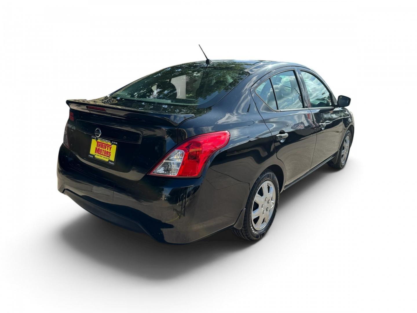 2019 Black /Black Nissan Versa 1.6 SV Sedan (3N1CN7AP5KL) with an 1.6L L4 DOHC 16V engine, CVT transmission, located at 16710 Clay Rd., Houston, TX, 77084, (281) 859-7900, 29.834864, -95.656166- Photo#12