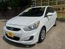 2017 White /Gray Hyundai Accent SE 4-Door 6M (KMHCT4AE7HU) with an 1.6L L4 DOHC 16V engine, 6M transmission, located at 16710 Clay Rd., Houston, TX, 77084, (281) 859-7900, 29.834864, -95.656166 - Photo#1