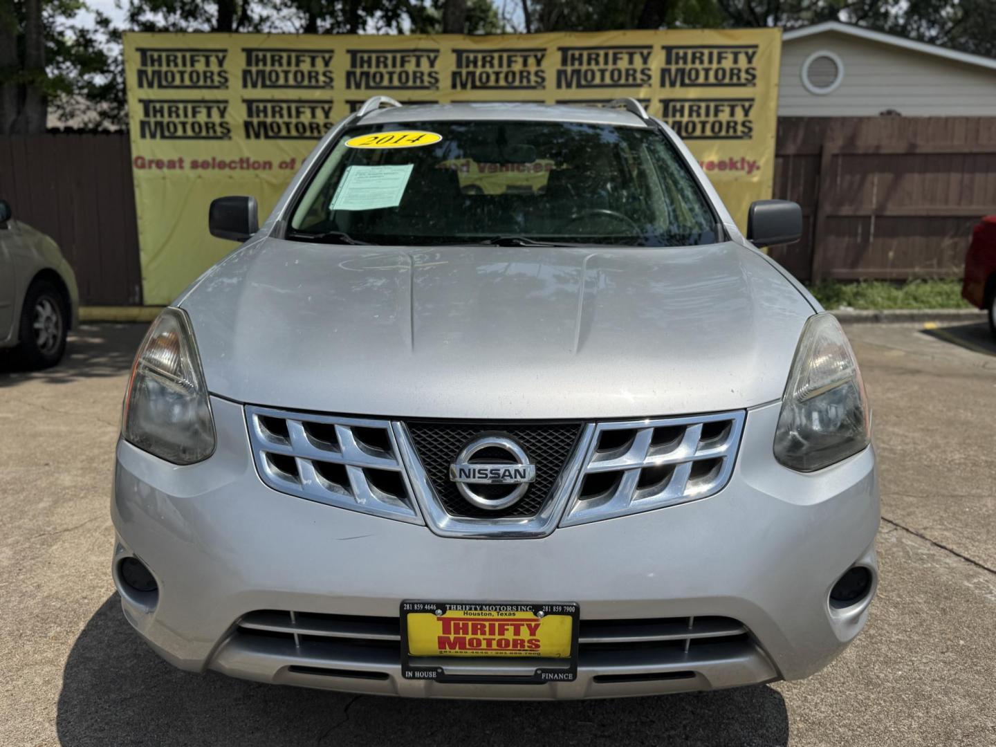 2014 Silver /Silver Nissan Rogue S 2WD (JN8AS5MT2EW) with an 2.5L L4 DOHC 16V engine, Continuously Variable Transmission transmission, located at 16710 Clay Rd., Houston, TX, 77084, (281) 859-7900, 29.834864, -95.656166 - Photo#0