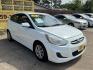 2014 White /Silver Hyundai Accent GS 5-Door (KMHCT5AE4EU) with an 1.6L L4 DOHC 16V engine, located at 16710 Clay Rd., Houston, TX, 77084, (281) 859-7900, 29.834864, -95.656166 - Photo#2