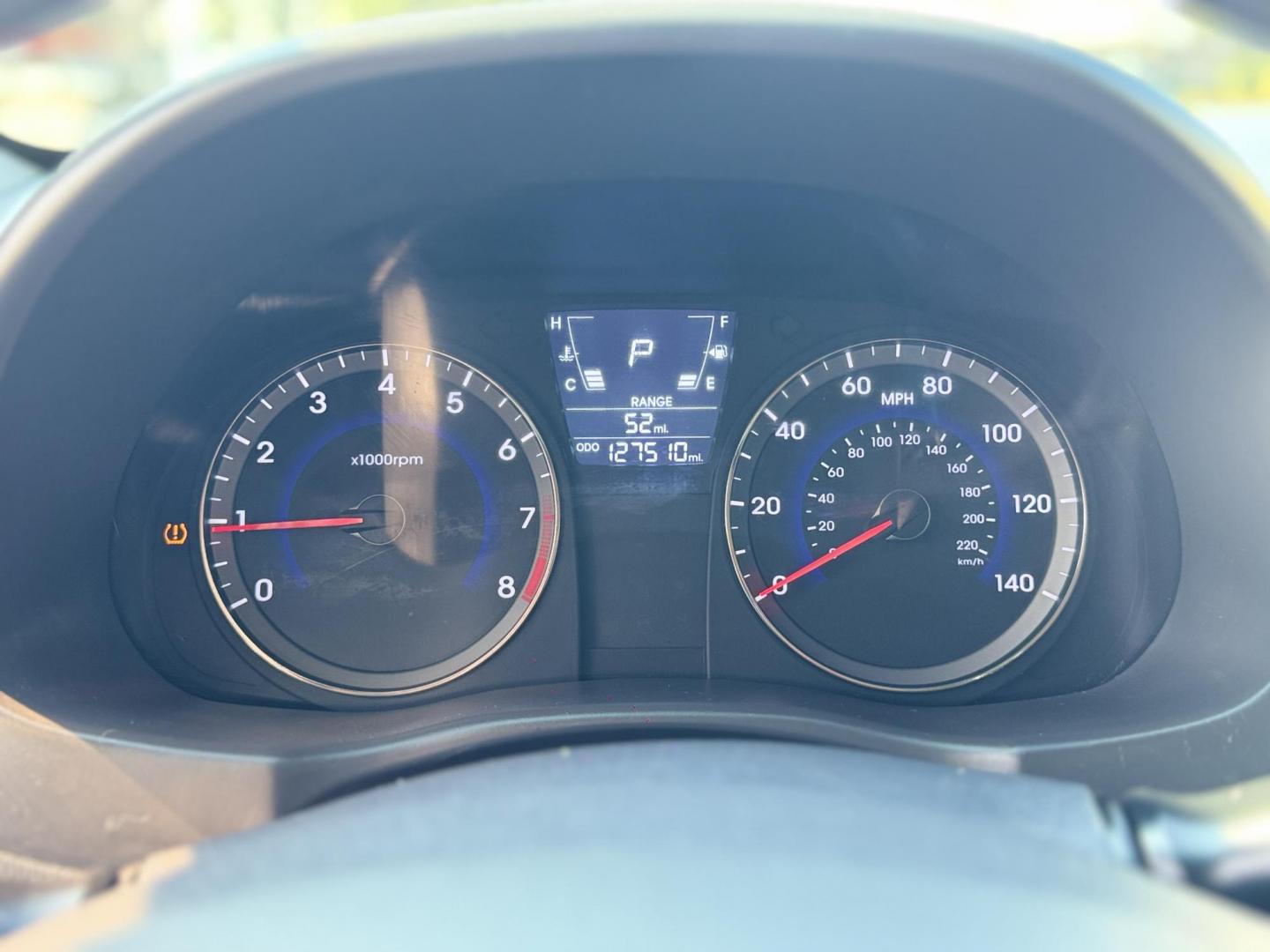 2014 White /Silver Hyundai Accent GS 5-Door (KMHCT5AE4EU) with an 1.6L L4 DOHC 16V engine, located at 16710 Clay Rd., Houston, TX, 77084, (281) 859-7900, 29.834864, -95.656166 - Photo#20