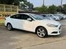 2013 White /Silver Ford Fusion S (3FA6P0G74DR) with an 2.5L L4 DOHC 16V engine, located at 16710 Clay Rd., Houston, TX, 77084, (281) 859-7900, 29.834864, -95.656166 - Photo#2