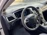 2013 White /Silver Ford Fusion S (3FA6P0G74DR) with an 2.5L L4 DOHC 16V engine, located at 16710 Clay Rd., Houston, TX, 77084, (281) 859-7900, 29.834864, -95.656166 - Photo#11