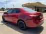 2016 Red /Silver Toyota Corolla L 4-Speed AT (2T1BURHE0GC) with an 1.8L L4 DOHC 16V engine, 4A transmission, located at 16710 Clay Rd., Houston, TX, 77084, (281) 859-7900, 29.834864, -95.656166 - Photo#7