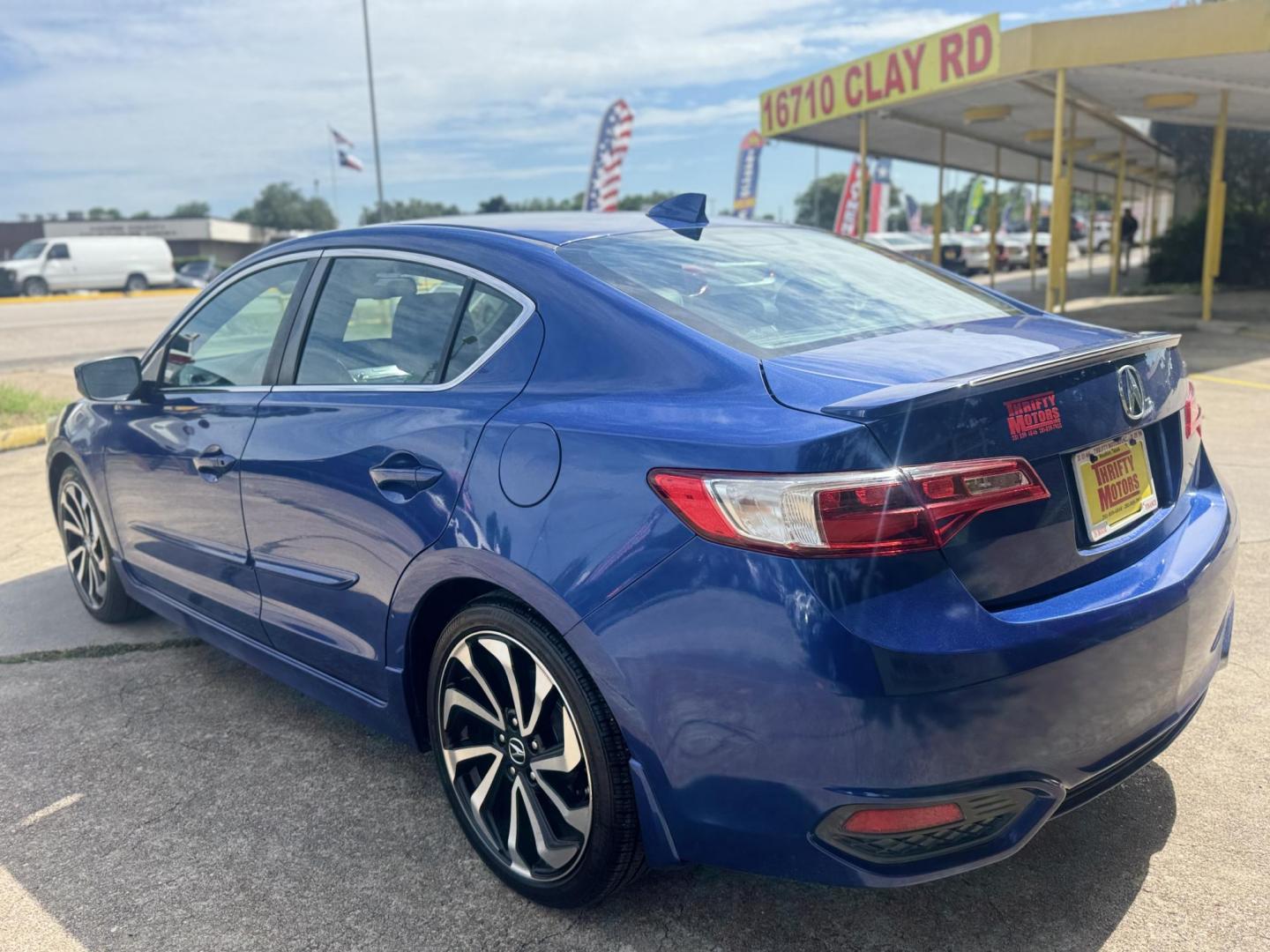 2016 Blue /Black Acura ILX 8-Spd AT w/ Technology Plus Package (19UDE2F87GA) with an 2.0L L4 16V DOHC engine, 8-Speed Automatic transmission, located at 16710 Clay Rd., Houston, TX, 77084, (281) 859-7900, 29.834864, -95.656166 - Photo#6