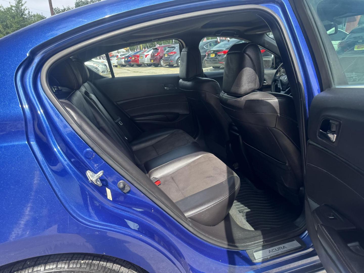 2016 Blue /Black Acura ILX 8-Spd AT w/ Technology Plus Package (19UDE2F87GA) with an 2.0L L4 16V DOHC engine, 8-Speed Automatic transmission, located at 16710 Clay Rd., Houston, TX, 77084, (281) 859-7900, 29.834864, -95.656166 - Photo#13