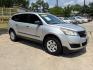 2016 Silver /Gray Chevrolet Traverse LS FWD (1GNKRFKD4GJ) with an 3.6L V6 DOHC 24V engine, 6A transmission, located at 16710 Clay Rd., Houston, TX, 77084, (281) 859-7900, 29.834864, -95.656166 - Photo#2