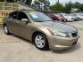 2010 Gold /Tan Honda Accord LX-P Sedan AT (1HGCP2F48AA) with an 2.4L L4 DOHC 16V engine, 5-Speed Automatic transmission, located at 16710 Clay Rd., Houston, TX, 77084, (281) 859-7900, 29.834864, -95.656166 - Photo#2