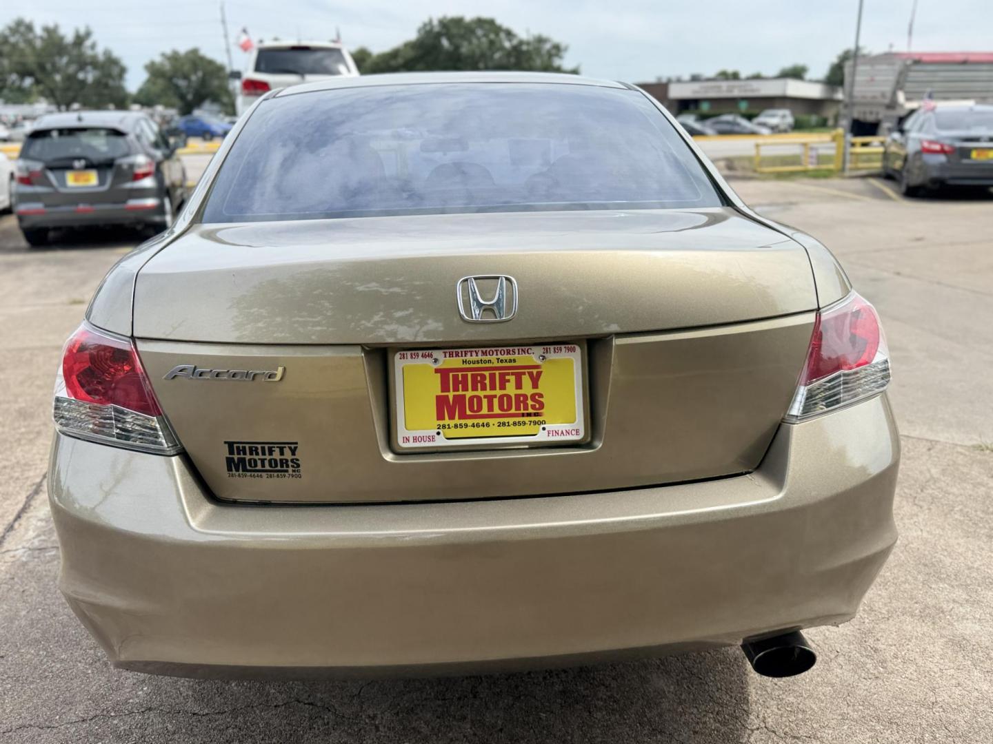 2010 Gold /Tan Honda Accord LX-P Sedan AT (1HGCP2F48AA) with an 2.4L L4 DOHC 16V engine, 5-Speed Automatic transmission, located at 16710 Clay Rd., Houston, TX, 77084, (281) 859-7900, 29.834864, -95.656166 - Photo#6
