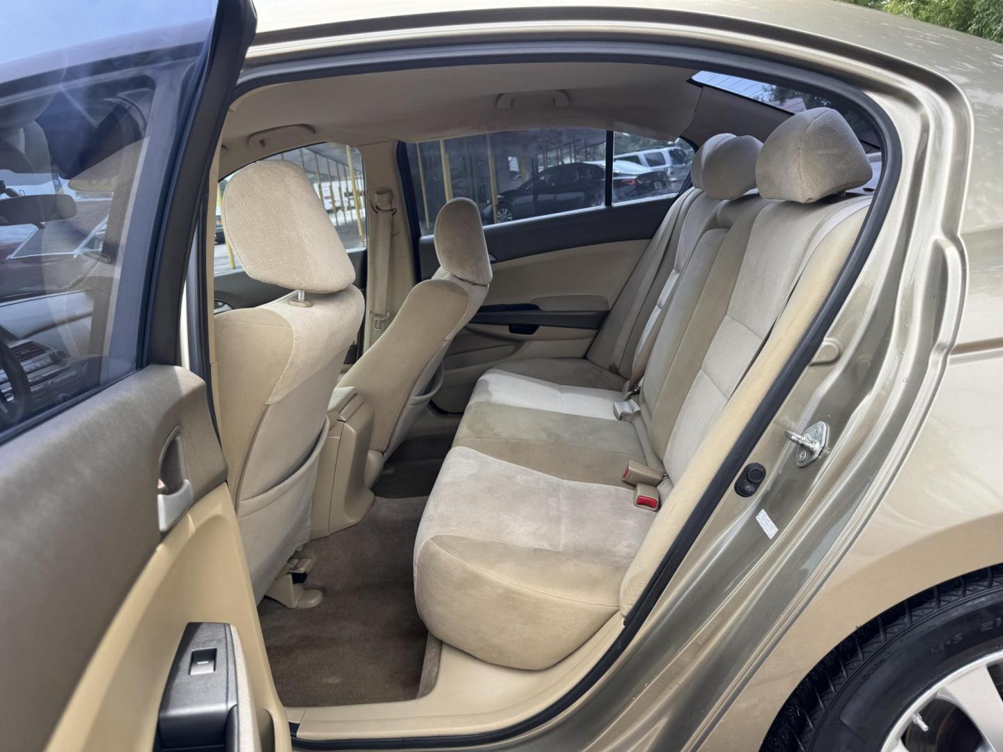 2010 Gold /Tan Honda Accord LX-P Sedan AT (1HGCP2F48AA) with an 2.4L L4 DOHC 16V engine, 5-Speed Automatic transmission, located at 16710 Clay Rd., Houston, TX, 77084, (281) 859-7900, 29.834864, -95.656166 - Photo#9