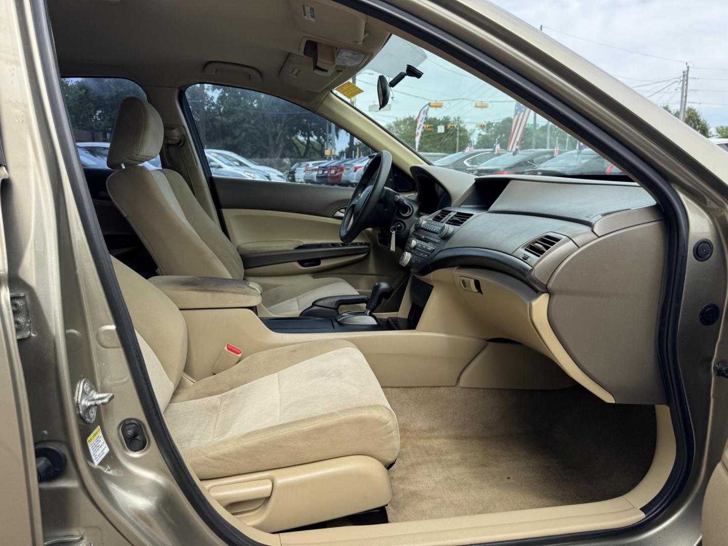 2010 Gold /Tan Honda Accord LX-P Sedan AT (1HGCP2F48AA) with an 2.4L L4 DOHC 16V engine, 5-Speed Automatic transmission, located at 16710 Clay Rd., Houston, TX, 77084, (281) 859-7900, 29.834864, -95.656166 - Photo#15