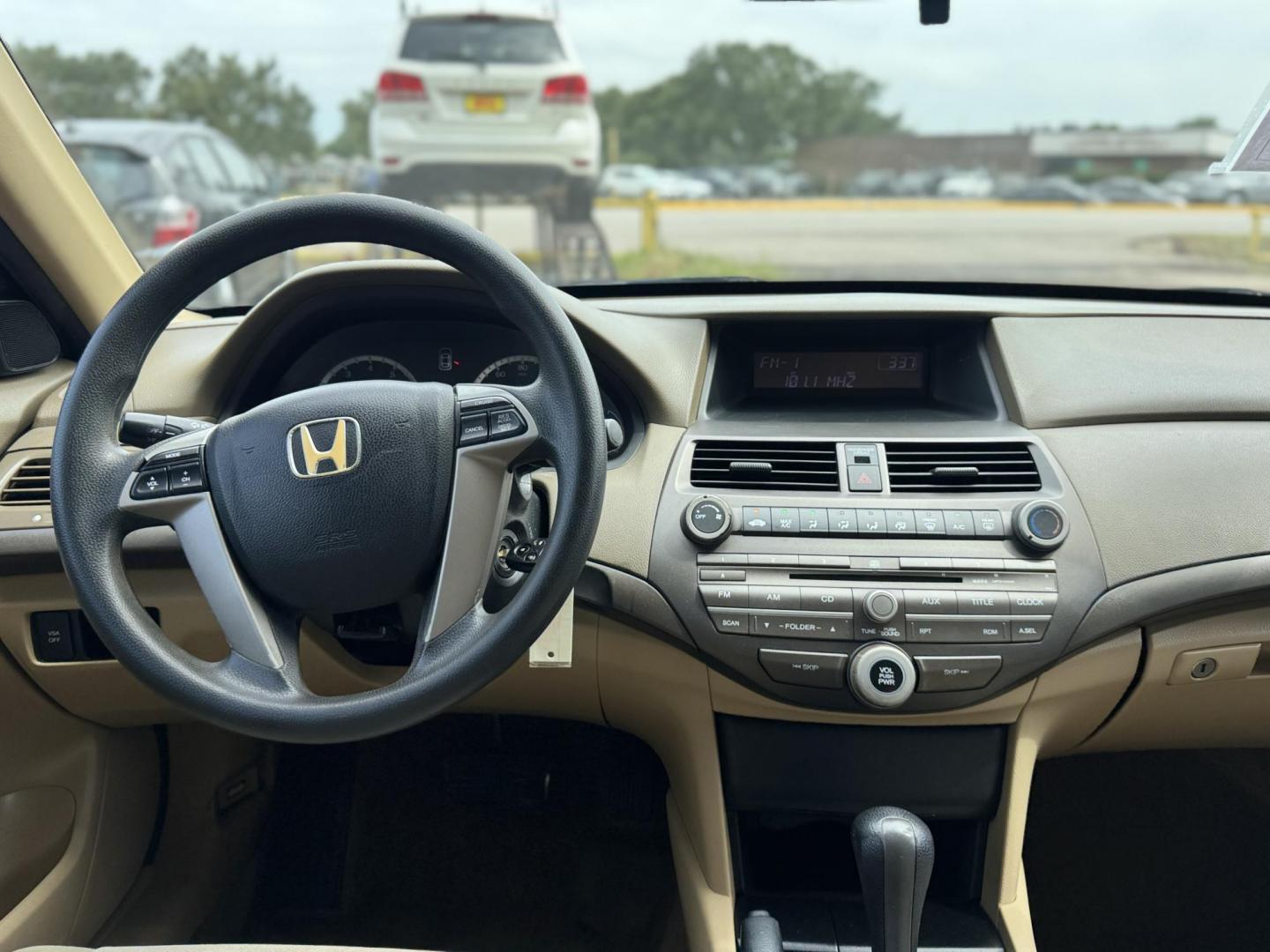 2010 Gold /Tan Honda Accord LX-P Sedan AT (1HGCP2F48AA) with an 2.4L L4 DOHC 16V engine, 5-Speed Automatic transmission, located at 16710 Clay Rd., Houston, TX, 77084, (281) 859-7900, 29.834864, -95.656166 - Photo#17