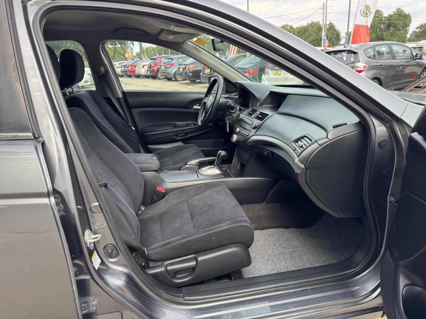 2011 Gray /Gray Honda Accord LX Sedan AT (1HGCP2F31BA) with an 2.4L L4 DOHC 16V engine, 5-Speed Automatic transmission, located at 16710 Clay Rd., Houston, TX, 77084, (281) 859-7900, 29.834864, -95.656166 - Photo#14