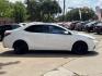 2015 White /Tan Toyota Corolla L 4-Speed AT (2T1BURHE9FC) with an 1.8L L4 DOHC 16V engine, 4-Speed Automatic transmission, located at 16710 Clay Rd., Houston, TX, 77084, (281) 859-7900, 29.834864, -95.656166 - Photo#3