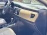 2015 White /Tan Toyota Corolla L 4-Speed AT (2T1BURHE9FC) with an 1.8L L4 DOHC 16V engine, 4-Speed Automatic transmission, located at 16710 Clay Rd., Houston, TX, 77084, (281) 859-7900, 29.834864, -95.656166 - Photo#15