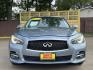 2015 Blue /Black Infiniti Q50 Premium (JN1BV7APXFM) with an 3.7L V6 DOHC 24V HYBRID engine, 7-Speed Automatic transmission, located at 16710 Clay Rd., Houston, TX, 77084, (281) 859-7900, 29.834864, -95.656166 - Photo#0