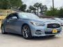 2015 Blue /Black Infiniti Q50 Premium (JN1BV7APXFM) with an 3.7L V6 DOHC 24V HYBRID engine, 7-Speed Automatic transmission, located at 16710 Clay Rd., Houston, TX, 77084, (281) 859-7900, 29.834864, -95.656166 - Photo#2