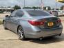 2015 Blue /Black Infiniti Q50 Premium (JN1BV7APXFM) with an 3.7L V6 DOHC 24V HYBRID engine, 7-Speed Automatic transmission, located at 16710 Clay Rd., Houston, TX, 77084, (281) 859-7900, 29.834864, -95.656166 - Photo#6
