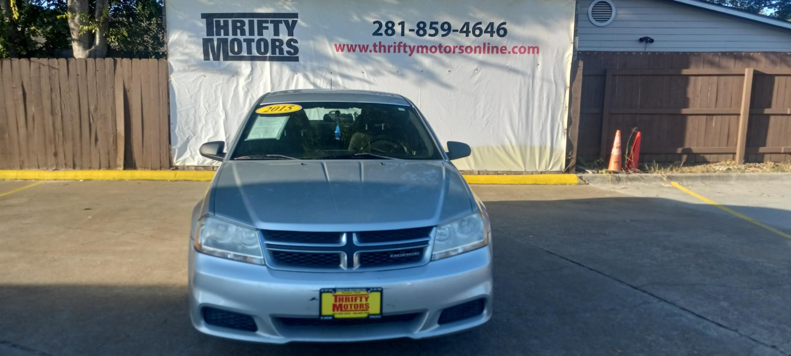 2012 Silver Dodge Avenger (1C3CDZAB4CN) with an 2.4L I4 2.4L I4 engine, Automatic 4-Speed transmission, located at 16710 Clay Rd., Houston, TX, 77084, (281) 859-7900, 29.834864, -95.656166 - Low Down. Low Payments. - Photo #1