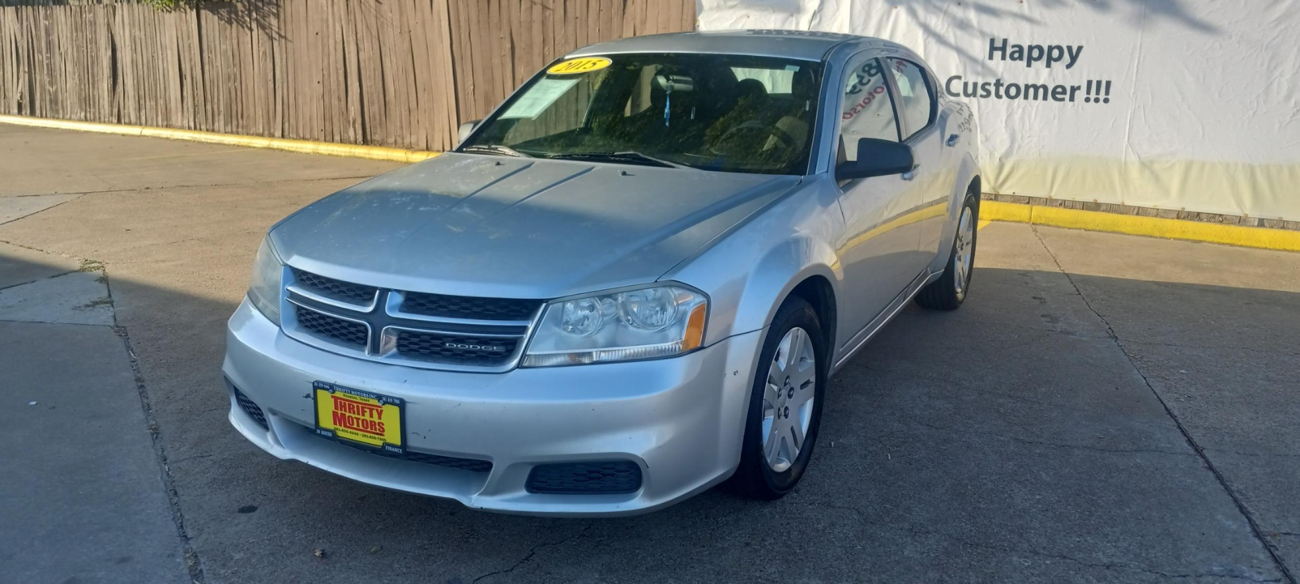 2012 Silver Dodge Avenger (1C3CDZAB4CN) with an 2.4L I4 2.4L I4 engine, Automatic 4-Speed transmission, located at 16710 Clay Rd., Houston, TX, 77084, (281) 859-7900, 29.834864, -95.656166 - Low Down. Low Payments. - Photo #2