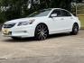 2012 White /Tan Honda Accord EX-L V6 Sedan AT (1HGCP3F8XCA) with an 3.5L V6 SOHC 24V engine, 5-Speed Automatic transmission, located at 16710 Clay Rd., Houston, TX, 77084, (281) 859-7900, 29.834864, -95.656166 - Photo#3