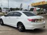 2012 White /Tan Honda Accord EX-L V6 Sedan AT (1HGCP3F8XCA) with an 3.5L V6 SOHC 24V engine, 5-Speed Automatic transmission, located at 16710 Clay Rd., Houston, TX, 77084, (281) 859-7900, 29.834864, -95.656166 - Photo#7