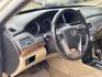2012 White /Tan Honda Accord EX-L V6 Sedan AT (1HGCP3F8XCA) with an 3.5L V6 SOHC 24V engine, 5-Speed Automatic transmission, located at 16710 Clay Rd., Houston, TX, 77084, (281) 859-7900, 29.834864, -95.656166 - Photo#11