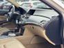 2012 White /Tan Honda Accord EX-L V6 Sedan AT (1HGCP3F8XCA) with an 3.5L V6 SOHC 24V engine, 5-Speed Automatic transmission, located at 16710 Clay Rd., Houston, TX, 77084, (281) 859-7900, 29.834864, -95.656166 - Photo#14